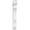 Ekena Millwork Standard Balboa Architectural Grade PVC Bracket With Traditional Ends, 3"W x 18"D x 24"H BKTP03X18X24BOA01 - alternate 2